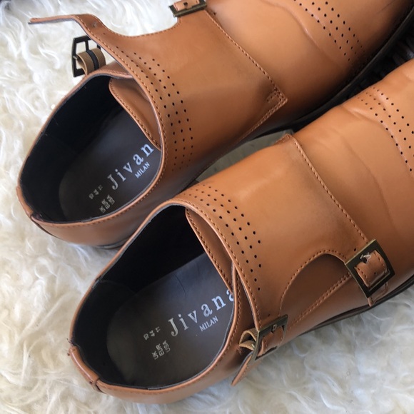 Jivana Milan Men Dress Shoes Monkstraps - Picture 5 of 16